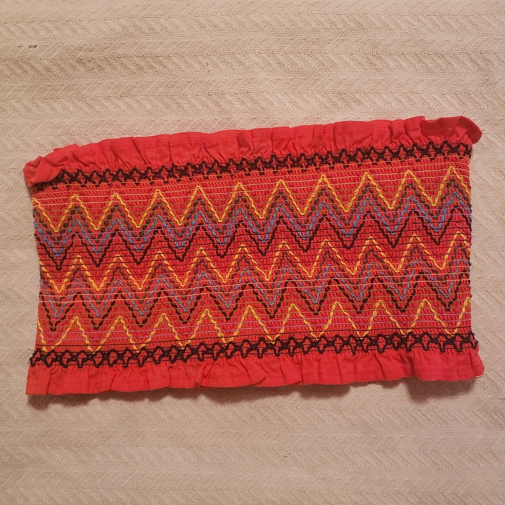 Forever 21 Smocked Bandeau Bikini Top!!
